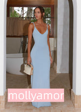 Anastasia Maxi Dress - Blue