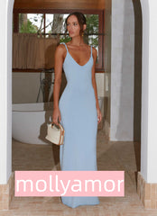 Anastasia Maxi Dress - Blue