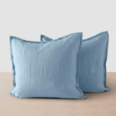 Stonewashed Linen Euro Shams