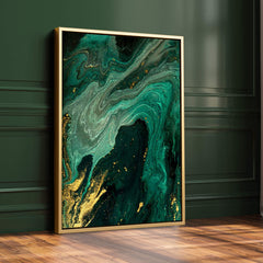 Emerald Marble No1 Print