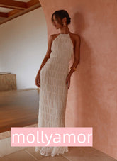 Aullie Maxi Dress - Ivory