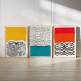 Modern Tribal Set of 3 Prints