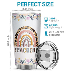 I Never Dreamed I'd Grow Up To Be A Super Cute Teacher - Tumbler - Appreciation. Graduation. Retirement. Thank You Gift For Teacher. Teacher Gift From Students