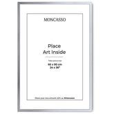 Silver Fine Art Frame, 60 x 90 cm