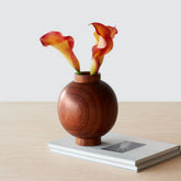 Tikal Wood Bud Vase