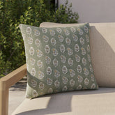 Orvo Outdoor Pillow - Sea Green