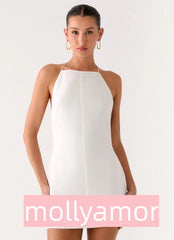 Again And Again Mini Dress - Ivory
