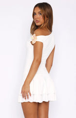 Lovey Dovey Mini Dress White
