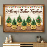 Not Sisters By Blood But Sisters By Heart - Personalized Horizontal Poster
