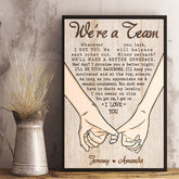 I'll Be Your Backbone - Personalized Vertical Poster