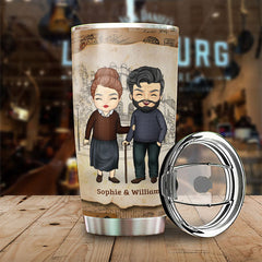 Meeting You Was Fate. Becoming Our Friend Was A Choice - Gift For Couples. Personalized Tumbler
