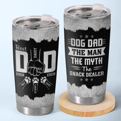 Happy Pawther's Day To The Best Dog Dad I Know - Dog Personalized Custom Tumbler - Father's Day. Gift For Pet Owners. Pet Lovers