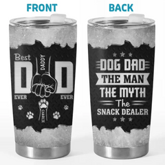 Happy Pawther's Day To The Best Dog Dad I Know - Dog Personalized Custom Tumbler - Father's Day. Gift For Pet Owners. Pet Lovers