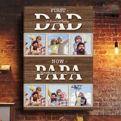 Custom Photo I Know You Love Me Unconditionally - Family Personalized Custom Vertical Canvas - Father's Day. Gift For Dad