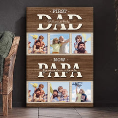 Custom Photo I Know You Love Me Unconditionally - Family Personalized Custom Vertical Canvas - Father's Day. Gift For Dad