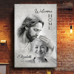 Custom Photo Remembering You With Love - Memorial Personalized Custom Vertical Canvas - Sympathy Gift For Family Members. Pet Owners. Pet Lovers