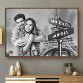 Custom Photo You Are My Greatest Adventure - Couple Personalized Custom Horizontal Poster - Gift For Husband Wife. Anniversary