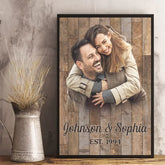 Custom Photo In A Room Full Of Art. I'd Still Stare At You - Couple Personalized Custom Vertical Poster - Gift For Husband Wife. Anniversary