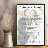 Custom Photo I Love You The Most - Couple Personalized Custom Vertical Poster - Gift For Husband Wife. Anniversary