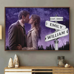 Custom Photo I Still Fall In Love With You Everyday - Couple Personalized Custom Horizontal Poster - Gift For Husband Wife. Anniversary