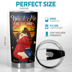 I Love You Forever And Always - Couple Personalized Custom Tumbler - Gift For Husband Wife. Anniversary