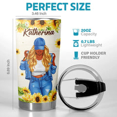 You Are Braver Than You Believe - Bestie Personalized Custom Tumbler - Gift For Best Friends. BFF. Sisters