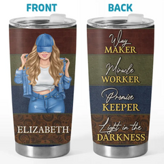 A Proud Embodiment - Bestie Personalized Custom Tumbler - Gift For Best Friends. BFF. Sisters
