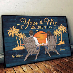 In The End. All You Need Is Love And A Dog - Dog Personalized Custom Horizontal Poster - Gift For Couples. Pet Owners. Pet Lovers