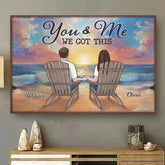 Snuggles And Puppy Kisses Make Everything Better - Dog Personalized Custom Horizontal Poster - Gift For Couples. Pet Owners. Pet Lovers
