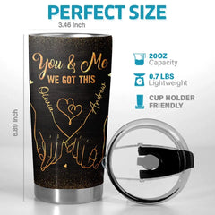 I Love You And Will Love You Until I Die - Couple Personalized Custom Tumbler - Gift For Husband Wife. Anniversary
