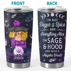 Witch Vibes Only - Personalized Custom Witch Tumbler - Halloween Gift For Witches. Yourself
