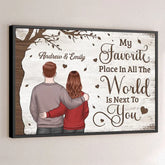 One Love. One Heart. One Destiny - Couple Personalized Custom Horizontal Poster - Christmas Gift For Husband Wife. Anniversary