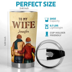 In You. I've Found My Home - Couple Personalized Custom Tumbler - Gift For Husband Wife. Anniversary
