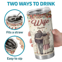 My Favourite Love Story Is Ours - Couple Personalized Custom Tumbler - Gift For Husband Wife. Anniversary