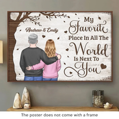 One Love. One Heart. One Destiny - Couple Personalized Custom Horizontal Poster - Christmas Gift For Husband Wife. Anniversary
