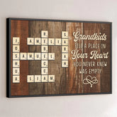 The Heartfelt Bond Between Grandparents And Kids - Family Personalized Custom Horizontal Poster - Gift For Grandma. Grandpa. Grandkid