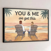 Our Love Is An Adventure - Couple Personalized Custom Horizontal Poster - Gift For Husband Wife. Anniversary