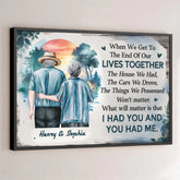 Together. We Are What Matters Most - Couple Personalized Custom Horizontal Poster - Gift For Husband Wife. Anniversary