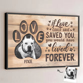 Custom Photo Run Free. My Sweet Friend - Memorial Personalized Custom Horizontal Poster - Sympathy Gift For Pet Owners. Pet Lovers