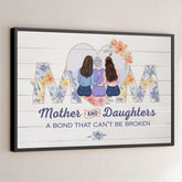 With My Mom. Every Moment Feels Like Home - Family Personalized Custom Horizontal Poster - Gift For Mom. Daughter