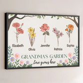 Every Day With You Is A Blessing. Grandma - Family Personalized Custom Horizontal Poster - Gift For Mom. Grandma