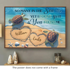 I Love You Completely. Just As You Are - Couple Personalized Custom Horizontal Poster - Gift For Husband Wife. Anniversary