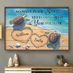 I Love You Completely. Just As You Are - Couple Personalized Custom Horizontal Poster - Gift For Husband Wife. Anniversary