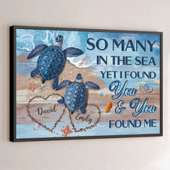 My Heart Is Yours. Entirely And Unconditionally - Couple Personalized Custom Horizontal Poster - Gift For Husband Wife. Anniversary