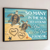 I Cherish Every Bit Of You. Flaws And All - Couple Personalized Custom Horizontal Poster - Gift For Husband Wife. Anniversary