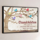 They Bring Love Where There Was None - Family Personalized Custom Horizontal Poster - Gift For Grandma. Grandpa. Grandkid