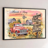 More Time With You Would Be A Gift - Couple Personalized Custom Horizontal Poster - Gift For Husband Wife. Anniversary