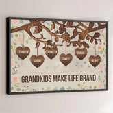 The Essence Of Family Is Love - Family Personalized Custom Horizontal Poster - Gift For Mom. Grandma