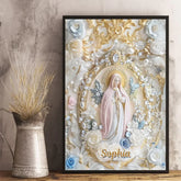 With Love Comes Faith - Family Personalized Custom Vertical Poster - Gift For Yourself. Best Friends. Siblings. Family Members