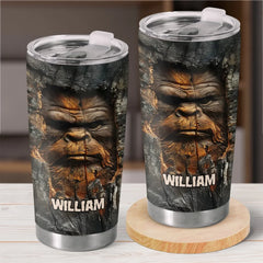 A Fun Way To Start Your Day With A Roar - Family Personalized Custom 3D Inflated Effect Printed Tumbler - Gift For Yourself. Best Friends. Siblings. Family Members